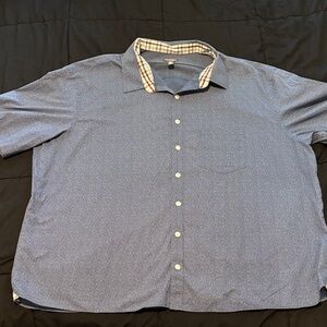 Van Heusen Casual Blue Button-Down Shirt